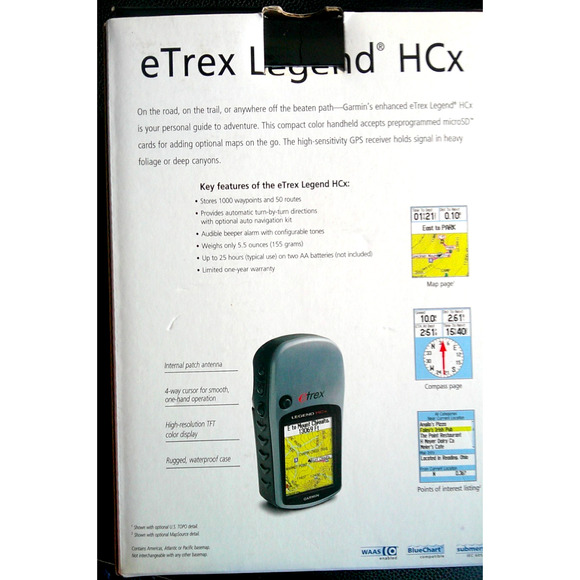 Garmin eTrex Legend HCX Handheld Personal Navigator Open Box - Picture 4 of 9